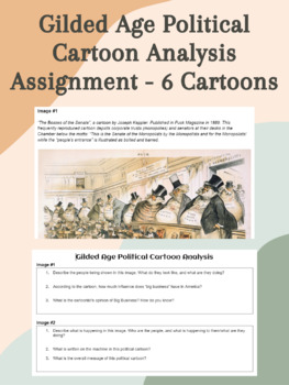 create political cartoon assignment