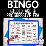 Gilded Age Progressive Era Bingo Review Game EOC