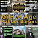 Gilded Age Robber Barons PowerPoint and Guided Notes