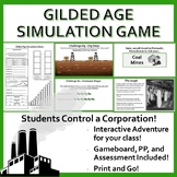 Gilded Age Simulation Game (Industrial Revolution)