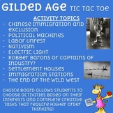 Gilded Age (US History) - Choice Board Hyperdoc Activity Project