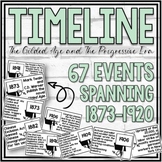 Gilded Age and Progressive Era Timeline Bulletin Board Dis