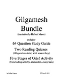 Gilgamesh Bundle (study guide, reading quizzes, stages of 