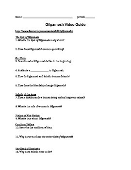 Preview of Gilgamesh Video Guide