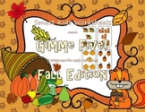 Gimme Five! Fall Edition - A Math Card Game