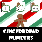 Gingerbread man holiday numbers!