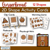Gingerbread 2D Shape Task Cards