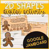 Gingerbread 2D Shapes Jamboard | Digital Christmas Activit