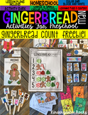 Gingerbread Man Activities, Centers and Crafts {Freebie}