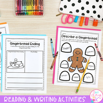 Gingerbread Activities and Printables by My Day in K | TpT