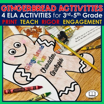 Preview of Reading Comprehension Gingerbread Activities Gingerbread Man Activities