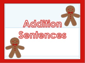 Preview of Gingerbread Addition Powerpoint