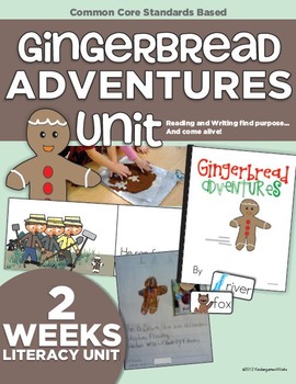 Preview of Gingerbread Adventures Balanced Literacy Unit