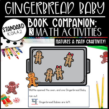 Preview of Gingerbread Baby • Book Companion: Math Craft, Activity and Center