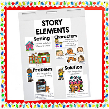 Gingerbread Baby • Book Companion: Story Elements Anchor Chart | TPT