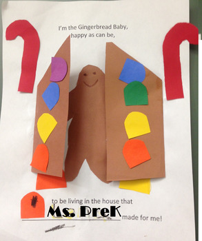 Preview of Gingerbread Baby Free Printable