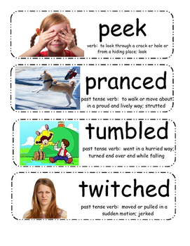 Preview of Gingerbread Baby Vocabulary Cards