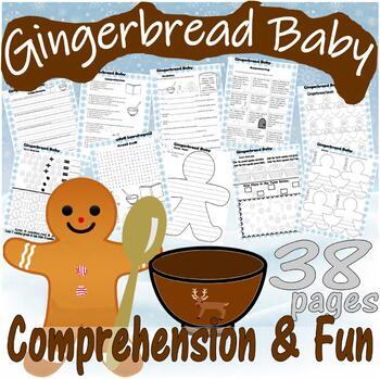 Preview of Gingerbread Baby Winter Read Aloud Book Study Companion Reading Comprehension