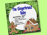 Gingerbread Baby Activity Set: Preposition book, sequence 