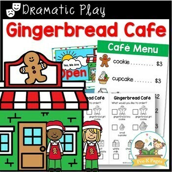 Preview of Gingerbread Bakery Dramatic Play