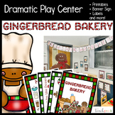 Gingerbread Bakery Dramatic Play Center Printables, Labels