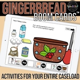 FLASH SALE Gingerbread Boom Cards™ for Speech Therapy with