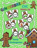 Gingerbread CVC Words and Pictures Match Up