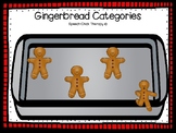 Gingerbread Categories for Speech Therapy