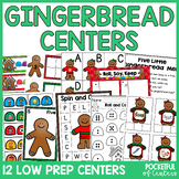 Gingerbread Centers Kindergarten Math and Literacy Activities