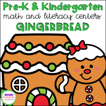 Preview of Gingerbread Centers and Activities for Pre-K/Kindergarten