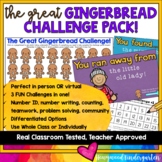 Gingerbread Challenge Digital Resource Christmas Math Game