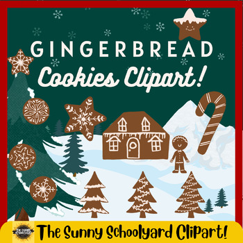 Preview of Gingerbread Christmas Cookie Pack! - Christmas Clipart