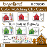 Gingerbread Color Matching Task Cards