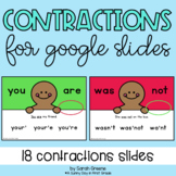 Gingerbread Contractions for Google Slides™