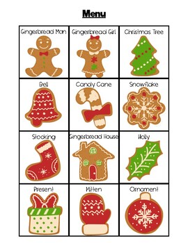 Gingerbread Cookie Checklists by Spec Ed Superstars | TpT