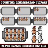 Gingerbread Cookie Counting Clipart
