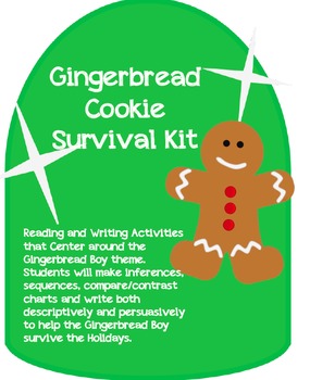 Preview of Gingerbread Cookie Survival Kit: Reading and Writing Activities for the Holidays