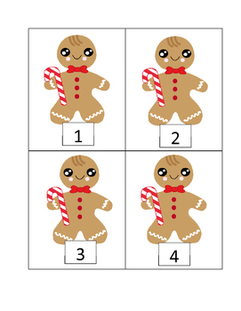 Preview of Gingerbread Counting 1-20