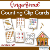 Gingerbread Counting Task Cards