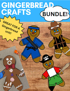 Preview of Gingerbread Craft Bundle- Great for A Gingerbread Unit Supplement