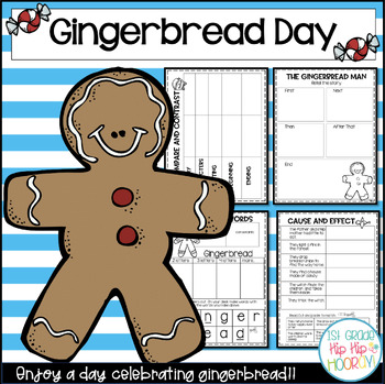 Preview of Gingerbread Day with Crafts and Activities