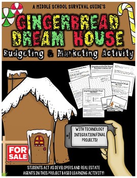 Preview of Gingerbread House Budget and Marketing Activity