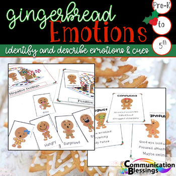 Preview of Gingerbread Emotion Descriptions and Body Language Clues