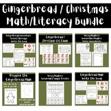 Gingerbread Extravaganza: Kindergarten Math and Literacy B