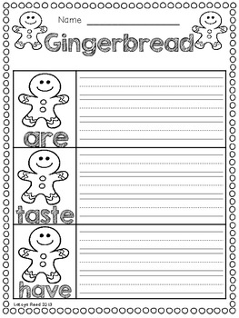 Gingerbread FREEBIES by Latoya Reed | Teachers Pay Teachers