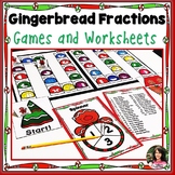 Gingerbread Fraction Activities | Christmas Games Centers 