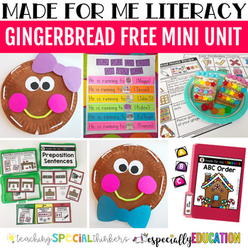Preview of Gingerbread Free Mini-Unit (Made For Me Literacy)