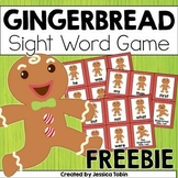 Gingerbread Sight Word Game Practice - Gingerbread Man Freebie
