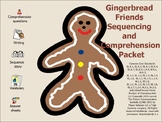 Gingerbread Friends Sequencing and Comprehension Packet