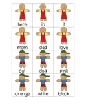 Gingerbread Friends Sight Word Game